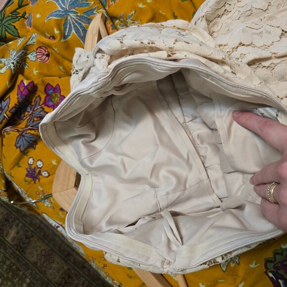 Anthropologie BHLDN Hitherto Kinsey ivory lace dress, size 0 - Picture 10 of 13